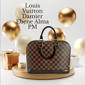 SOLD Louis Vuitton Damier Ebene Alma PM